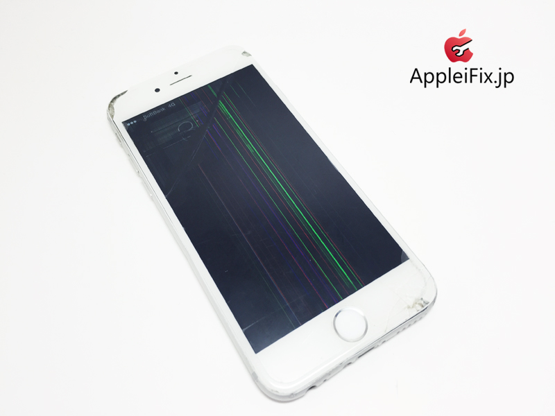 iPhone6　シルバー　液晶＋ガラス交換＿１.jpg