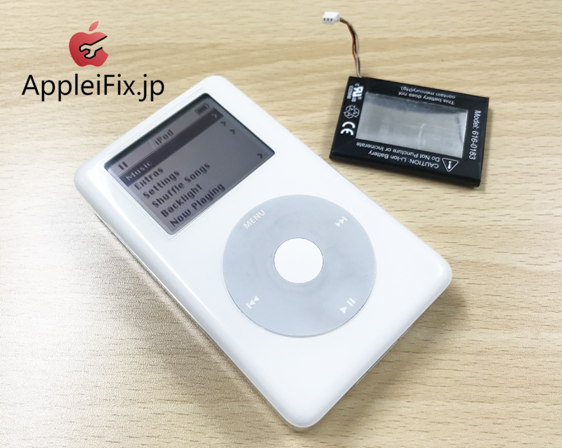 iPod classic バッテリー交換修理.JPG