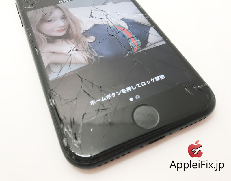新宿AppleiFix修理センター iPhone7 マットブラック 画面割れ修理.JPG