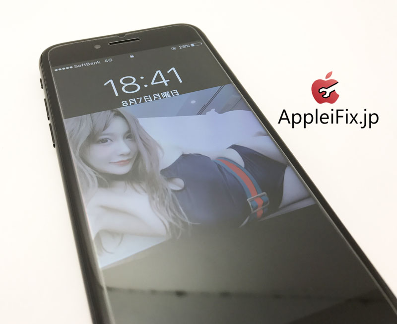 新宿AppleiFix修理センター iPhone7 マットブラック 画面割れ修理5.JPG