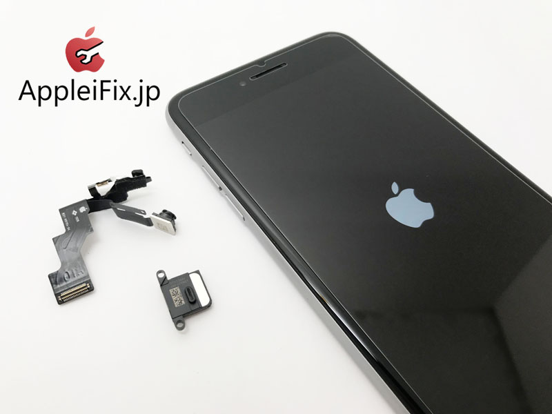 iPhone6SPlus フロントカメラケーブル交換とイヤースピーカー交換修理　AppleiFix.JPG