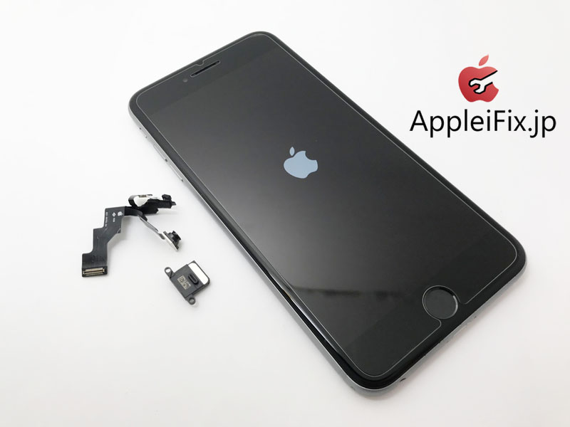 iPhone6SPlus フロントカメラケーブル交換とイヤースピーカー交換修理　AppleiFix1.jpg