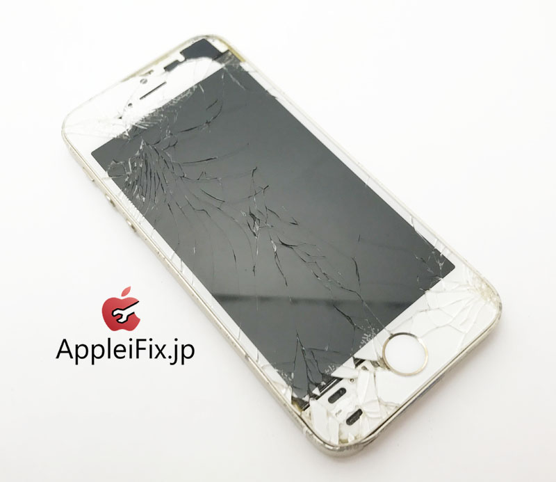 iPhone5S画面交換修理と凹み・歪み緩和作業修理2.jpg