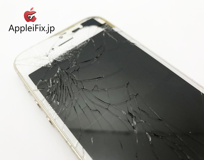 iPhone5S画面交換修理と凹み・歪み緩和作業修理1.jpg
