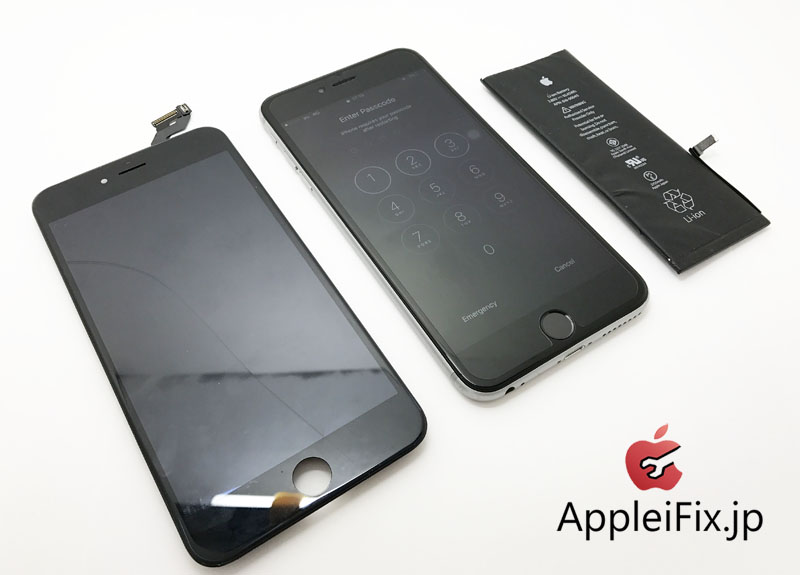 iPhone6S画面割れ交換修理とバッテリー交換修理1.jpg
