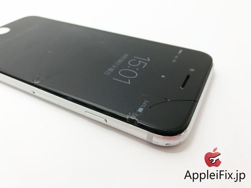 iPhone6画面割れ修理と凹み緩和作業修理1.jpg