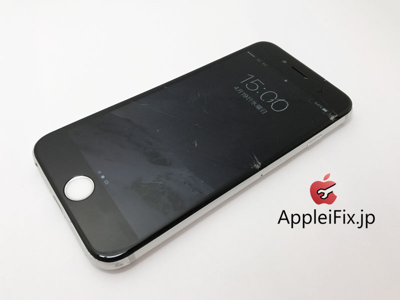 iPhone6画面割れ修理と凹み緩和作業修理.jpg