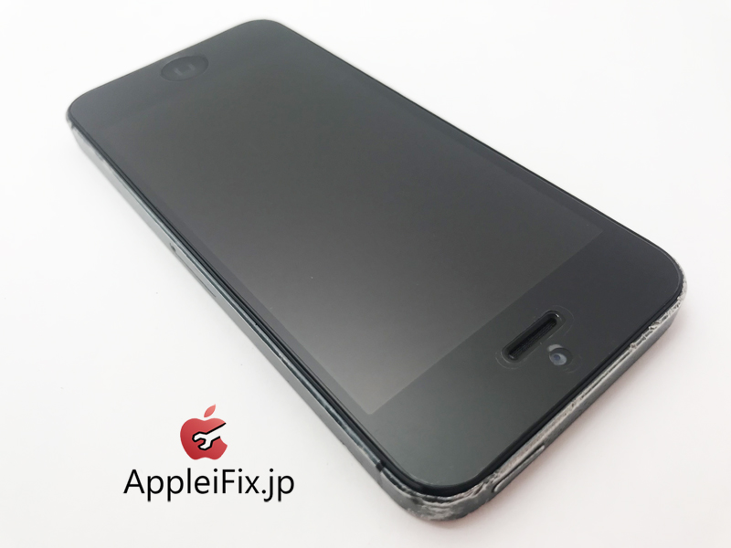 iPhone5凹み緩和作業とバッテリー交換修理4.JPG
