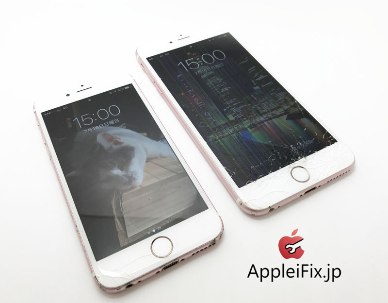 iPhone6SとiPhone6SPlus　画面割れ修理.JPG