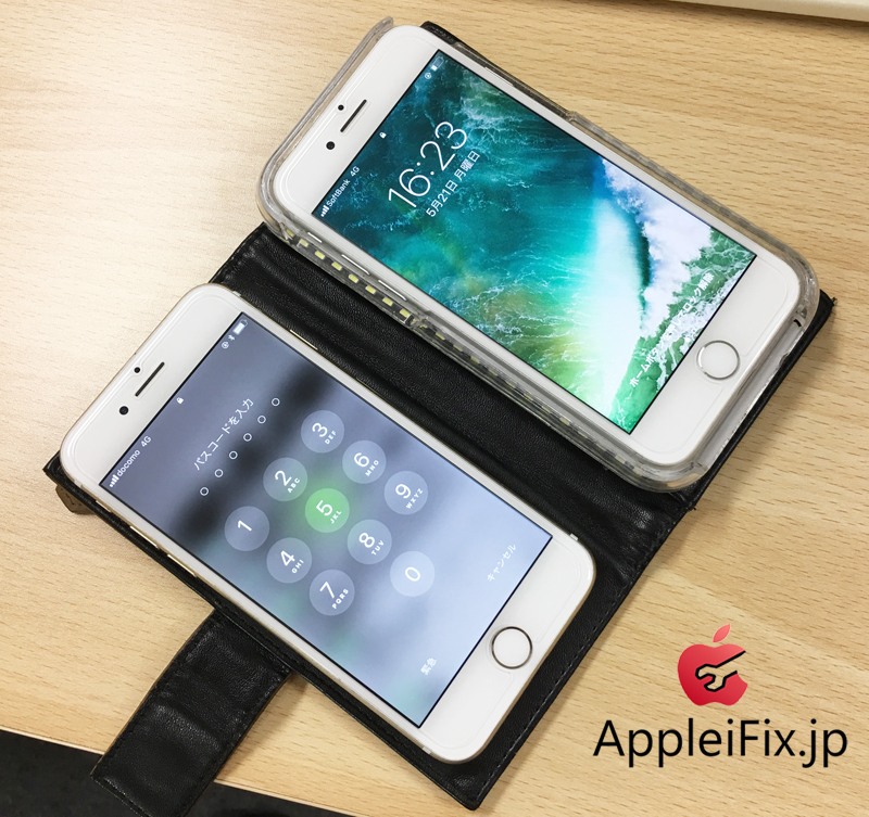 iPhone7強化ガラス保護フィルム張替え新宿AppleiFix1.jpg