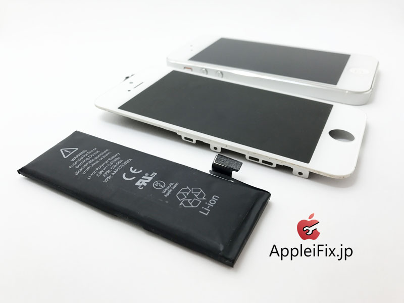 iPhone5 液晶パネル交換とバッテリー交換修理3.jpg