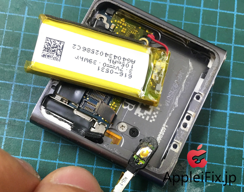 Iphone ガラス 液晶 画面割れの専門修理センターappleifix Jp Ipod Nano6世代 電源ボタン陥没修理 新宿appleifix修理専門店